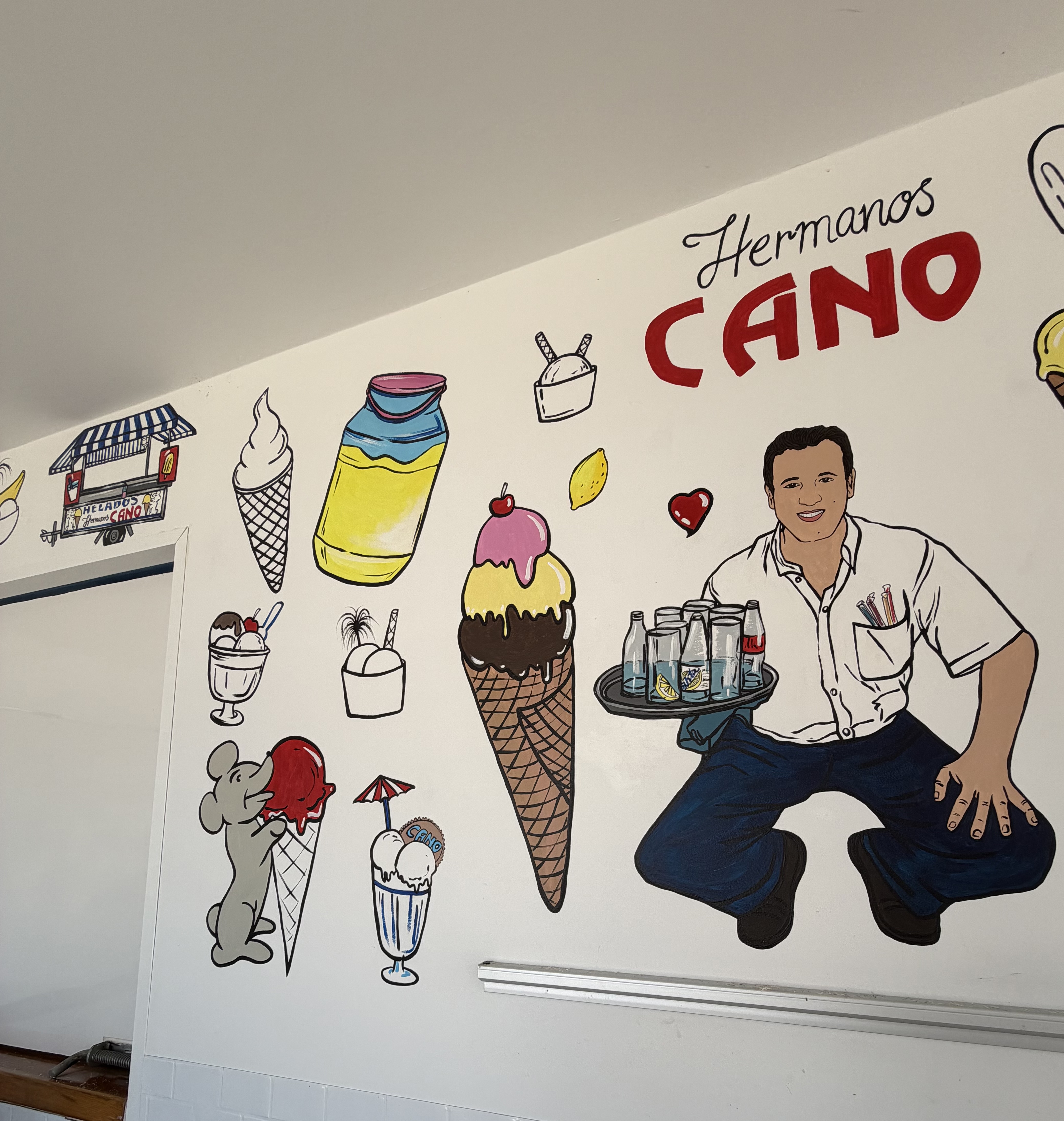 Mural Heladeria Hermanos Cano