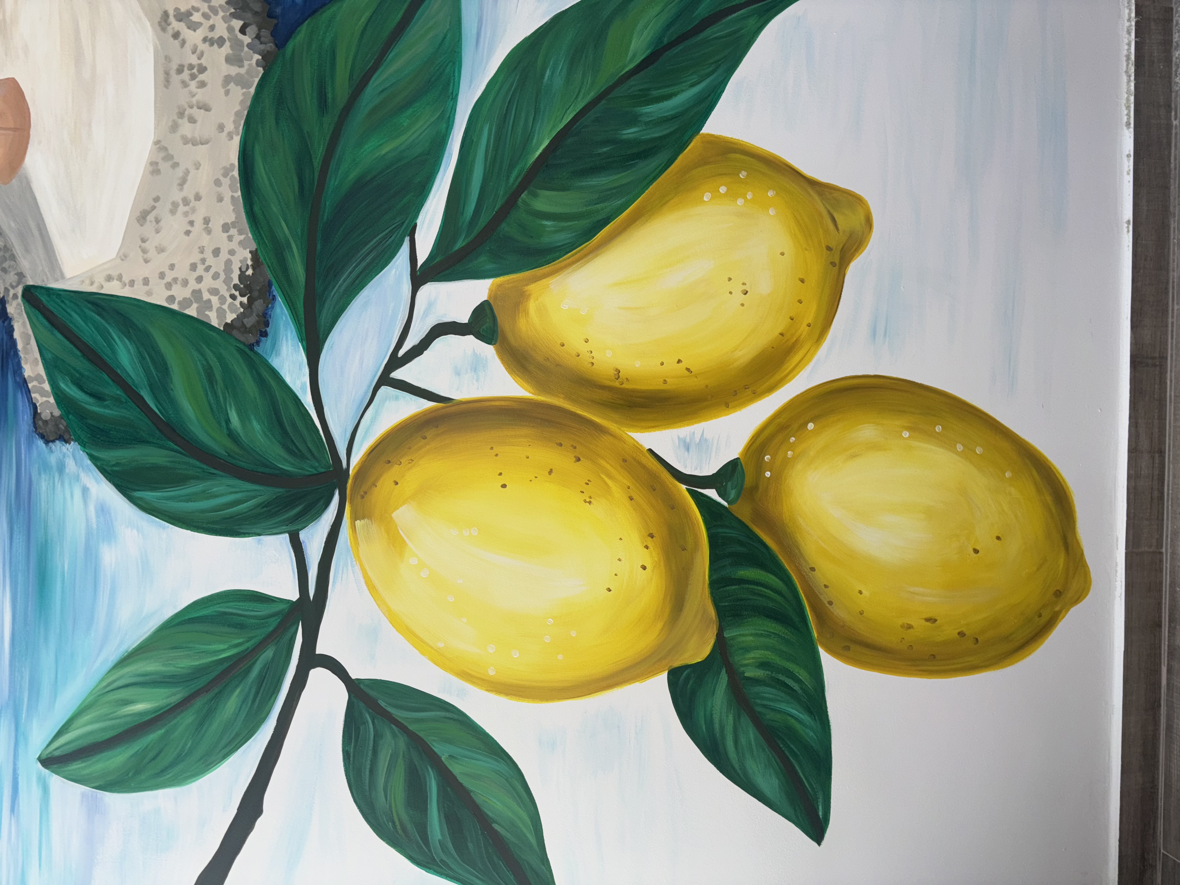 Mural en pizzería Gallo