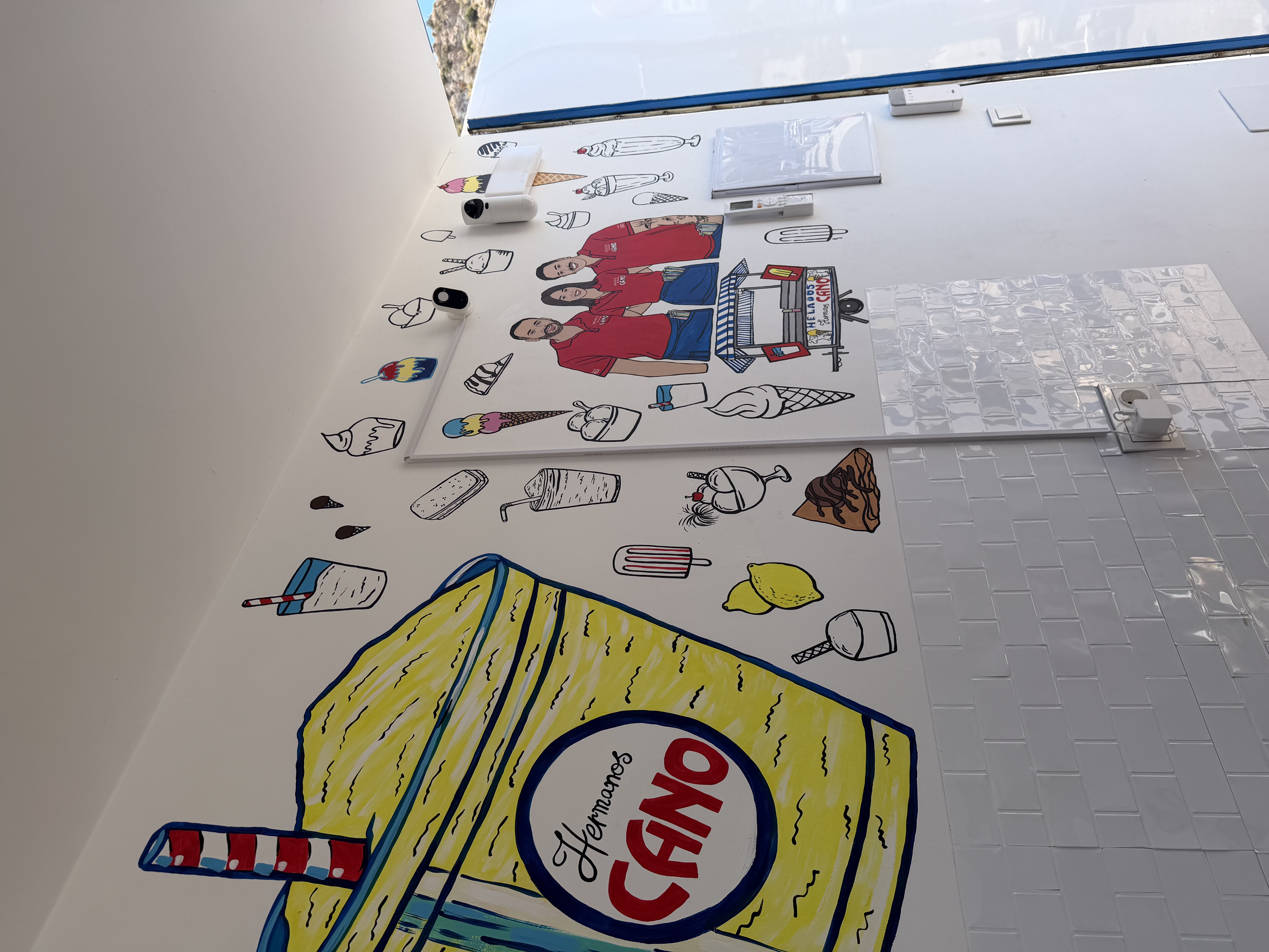 Mural Heladeria Hermanos Cano